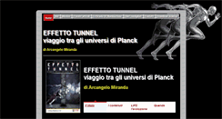 Desktop Screenshot of effettotunnel.it